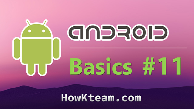 RecyclerView và ViewHolder trong Android Studio How Kteam